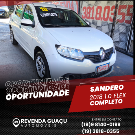 RENAULT Sandero 1.0 12V 4P FLEX SCE AUTHENTIQUE, Foto 1
