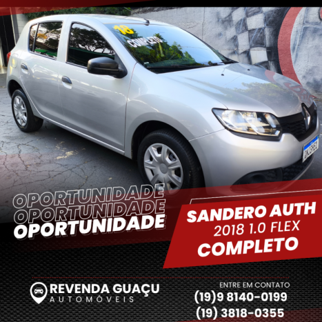 RENAULT Sandero 1.0 12V 4P FLEX SCE AUTHENTIQUE, Foto 1