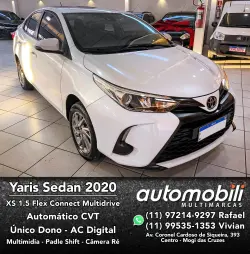 TOYOTA Yaris Sedan 1.5 16V 4P FLEX XS CONNECT MULTIDRIVE AUTOMTICO CVT