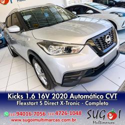 NISSAN Kicks 1.6 16V 4P FLEXSTART S DIRECT X-TRONIC AUTOMTICO CVT