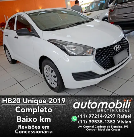 HYUNDAI HB 20 Hatch 1.0 12V 4P FLEX UNIQUE, Foto 1