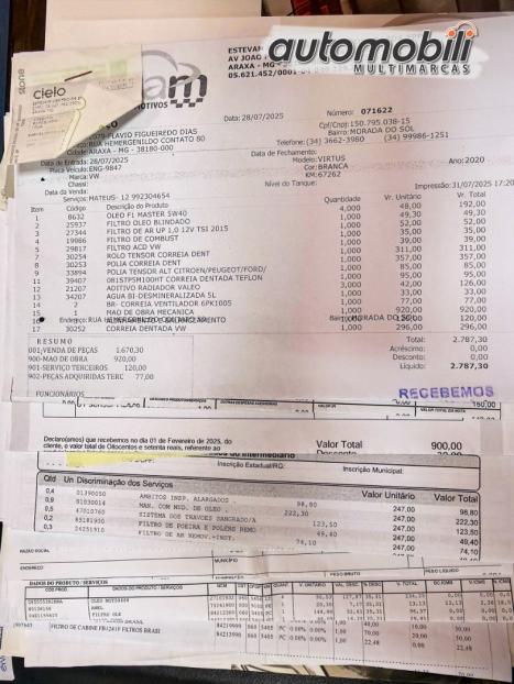 VOLKSWAGEN Virtus 1.0 4P 200 TSI FLEX COMFORTLINE AUTOM�TICO, Foto 14