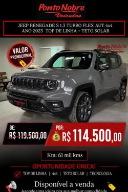 JEEP Renegade 1.3 16V 4P FLEX T270 S 4X4 TURBO AUTOM�TICO