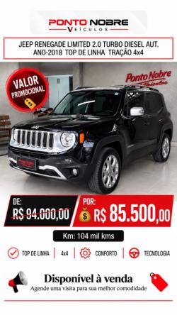 JEEP Renegade 2.0 16V 4P TURBO DIESEL LIMITED 4X4 AUTOMÁTICO