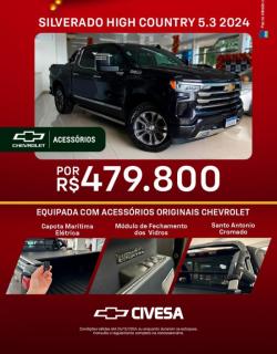 CHEVROLET Silverado 5.3 V8 1500 HIGH COUNTRY CABINE DUPLA 4X4 AUTOMTICO