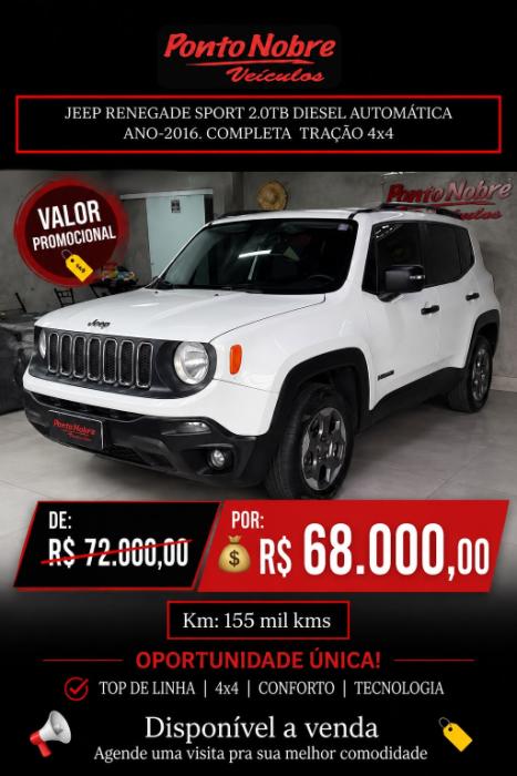 JEEP Renegade 2.0 16V 4P TURBO DIESEL SPORT 4X4 AUTOM�TICO, Foto 1