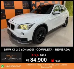BMW X1 2.0 16V 4P S DRIVE 20I AUTOMÁTICO