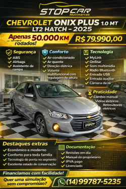 CHEVROLET Onix Hatch 1.0 4P FLEX LT2