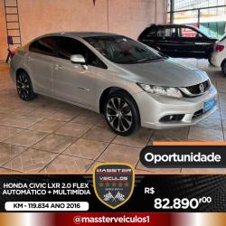 HONDA Civic 2.0 16V 4P FLEX LXR AUTOM�TICO