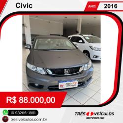 HONDA Civic 2.0 16V 4P FLEX LXR AUTOM�TICO