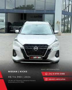 NISSAN Kicks 1.6 16V 4P FLEXSTART ADVANCE XTRONIC AUTOM�TICO CVT