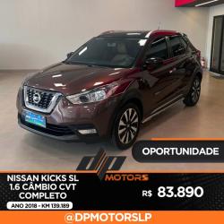 NISSAN Kicks 1.6 16V 4P FLEXSTART SL X-TRONIC AUTOMÁTICO CVT