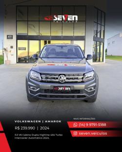 VOLKSWAGEN Amarok 3.0 V6 CABINE DUPLA HIGHLINE 4X4 TURBO INTERCOOLER AUTOM�TICO