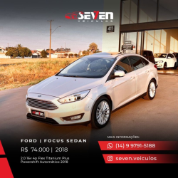 FORD Focus Sedan 2.0 16V 4P FLEX TITANIUM PLUS POWERSHIFT AUTOMTICO