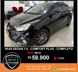 HYUNDAI HB 20 Sedan 1.6 16V 4P FLEX COMFORT PLUS