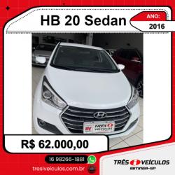 HYUNDAI HB 20 Sedan 1.6 16V 4P FLEX PREMIUM AUTOMTICO