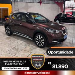 NISSAN Kicks 1.6 16V 4P FLEXSTART SL X-TRONIC AUTOMTICO CVT