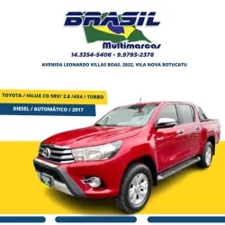 TOYOTA Hilux Caminhonete 2.8 16V SRV 4X4 DIESEL CABINE DUPLA AUTOMTICO