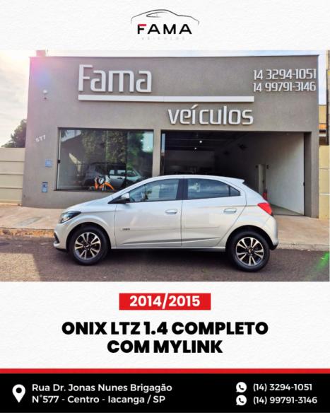 CHEVROLET Onix Hatch 1.4 4P FLEX LTZ, Foto 4 CHEVROLET Onix Hatch 1.4 4P FLEX LTZ, Foto 4