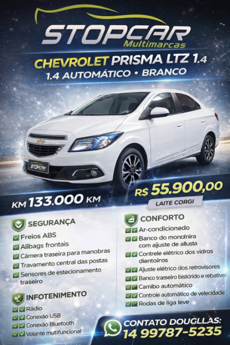 CHEVROLET Prisma 1.4 4P LTZ  AUTOM�TICO, Foto 2