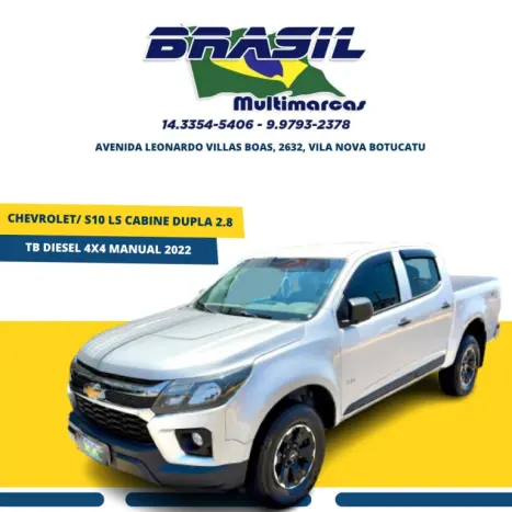 CHEVROLET S10 2.8 16V LS CABINE DUPLA 4X4 TURBO DIESEL, Foto 1