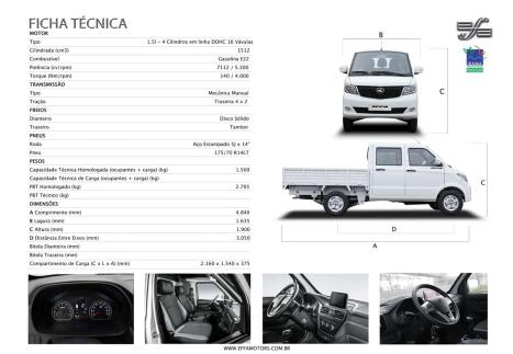 EFFA MOTORS V22 Cabine Dupla 1.5 4P, Foto 9