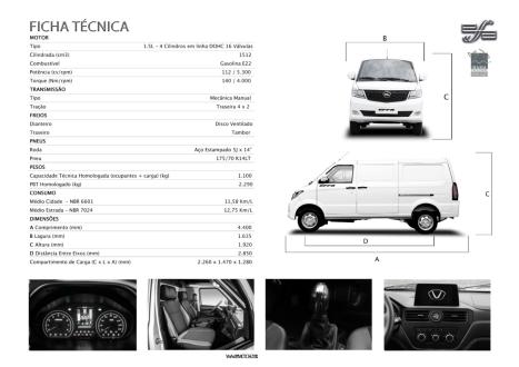 EFFA MOTORS V25 Cabine Simples 1.3 FURG�O, Foto 11