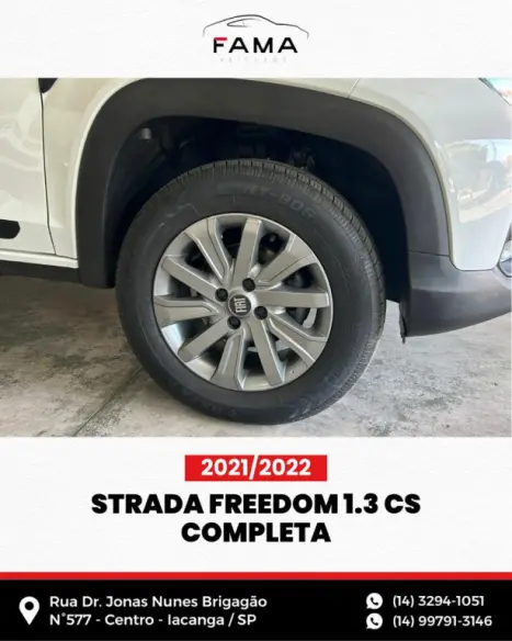 FIAT Strada 1.3 FIREFLY FLEX FREEDOM CABINE SIMPLES PLUS, Foto 4 FIAT Strada 1.3 FIREFLY FLEX FREEDOM CABINE SIMPLES PLUS, Foto 4