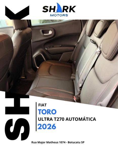 FIAT Toro 1.3 16V 4P FLEX 270 TURBO ULTRA AUTOM�TICO, Foto 10