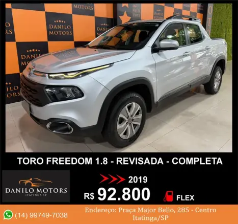 FIAT Toro 1.8 16V 4P FLEX FREEDOM AUTOMÁTICO, Foto 1
