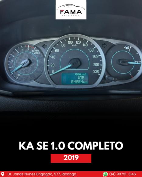 FORD Ka Hatch 1.0 12V 4P FLEX TI-VCT SE, Foto 7