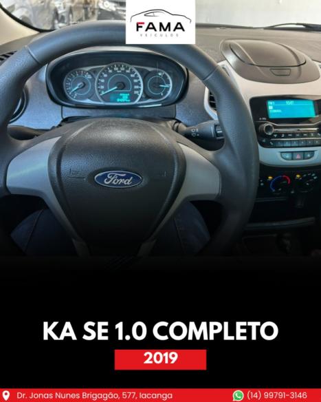 FORD Ka Hatch 1.0 12V 4P FLEX TI-VCT SE, Foto 10