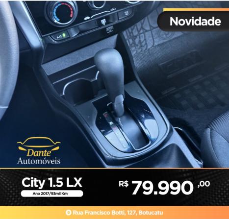 HONDA City Sedan 1.5 16V 4P LX FLEX AUTOM�TICO, Foto 4