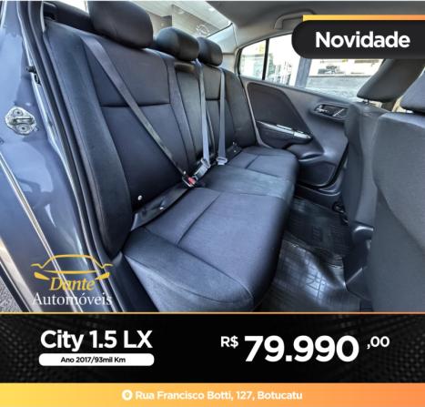 HONDA City Sedan 1.5 16V 4P LX FLEX AUTOM�TICO, Foto 5