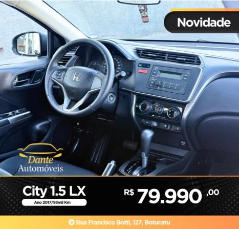 HONDA City Sedan 1.5 16V 4P LX FLEX AUTOM�TICO, Foto 9