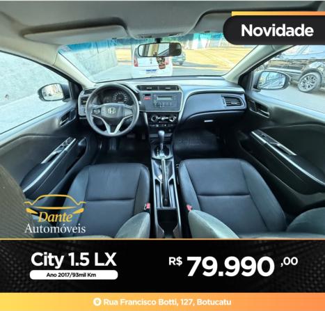 HONDA City Sedan 1.5 16V 4P LX FLEX AUTOM�TICO, Foto 13