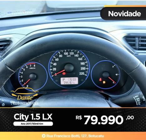 HONDA City Sedan 1.5 16V 4P LX FLEX AUTOM�TICO, Foto 16