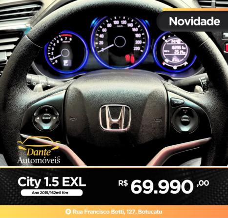 HONDA City Sedan 1.5 16V 4P EXL FLEX AUTOM�TICO, Foto 12