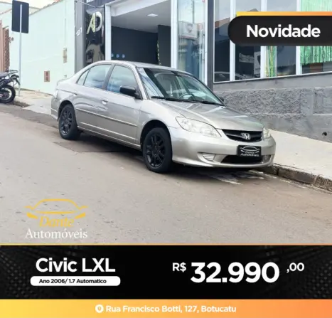 HONDA Civic 1.7 16V 4P LXL AUTOMÁTICO, Foto 1