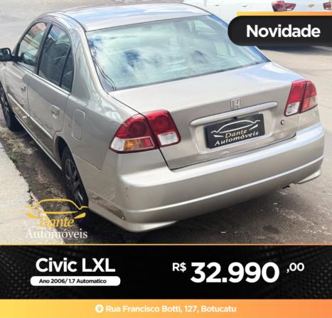 HONDA Civic 1.7 16V 4P LXL AUTOMÁTICO, Foto 4
