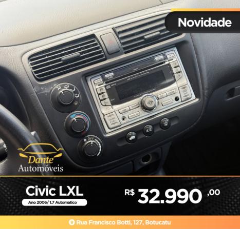 HONDA Civic 1.7 16V 4P LXL AUTOMÁTICO, Foto 10