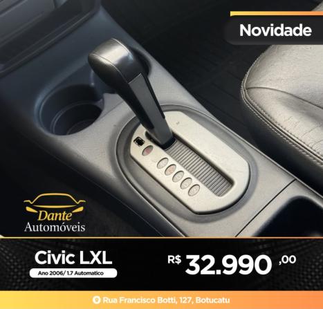 HONDA Civic 1.7 16V 4P LXL AUTOMÁTICO, Foto 11