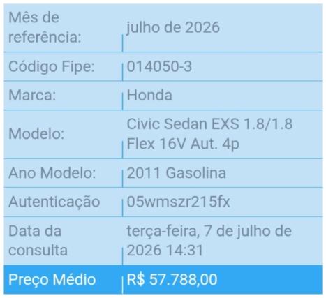 HONDA Civic 1.8 16V 4P FLEX EXS AUTOM�TICO, Foto 14