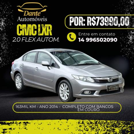 HONDA Civic 2.0 16V 4P FLEX LXR AUTOM�TICO, Foto 1