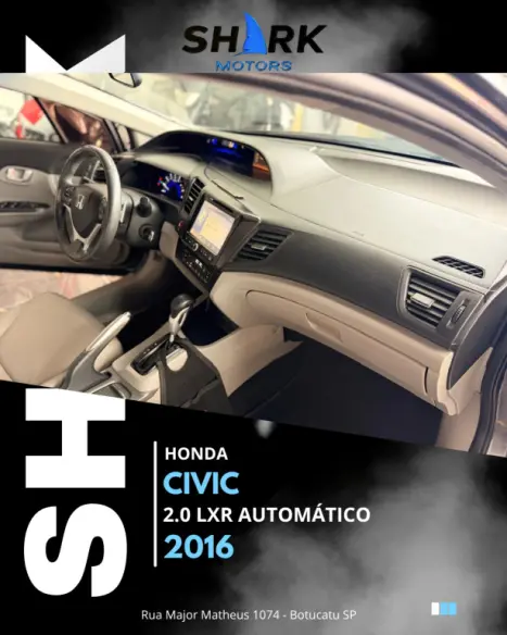 HONDA Civic 2.0 16V 4P FLEX LXR AUTOM�TICO, Foto 10