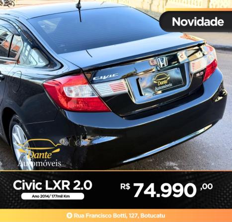 HONDA Civic 2.0 16V 4P FLEX LXR AUTOM�TICO, Foto 6