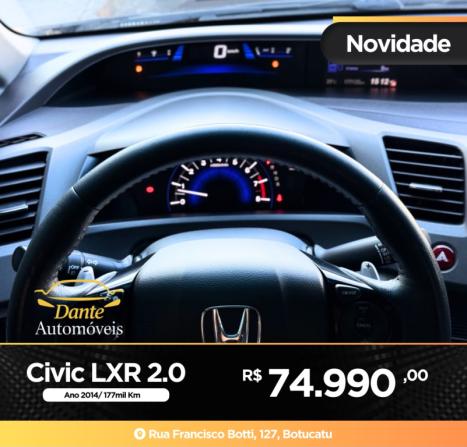 HONDA Civic 2.0 16V 4P FLEX LXR AUTOM�TICO, Foto 11