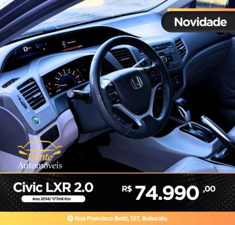 HONDA Civic 2.0 16V 4P FLEX LXR AUTOM�TICO, Foto 14
