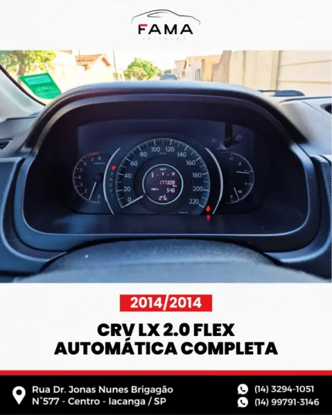 HONDA CRV 2.0 16V 4P LX AUTOMÁTICO, Foto 5 HONDA CRV 2.0 16V 4P LX AUTOMÁTICO, Foto 5