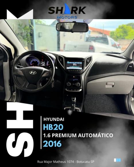 HYUNDAI HB 20 Hatch 1.6 16V 4P PREMIUM FLEX AUTOM�TICO, Foto 12